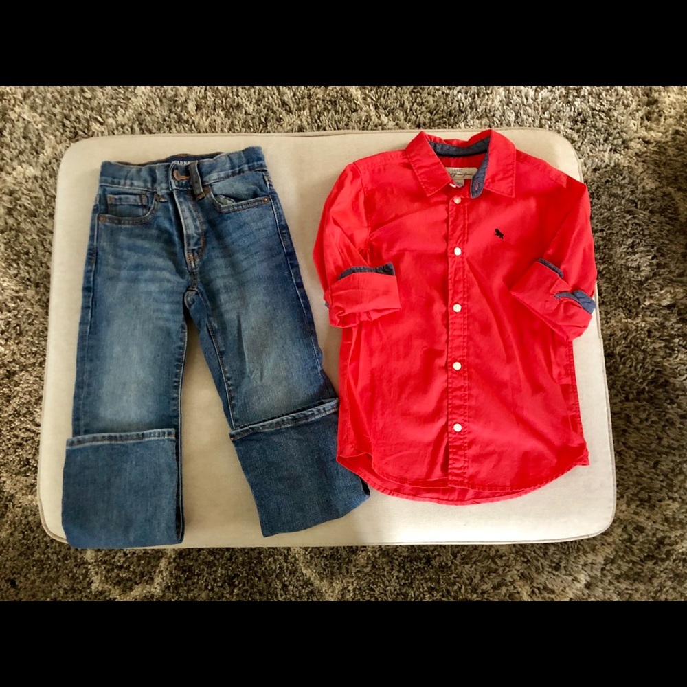 Old Navy/H&M outfit, Boy’s size 6